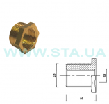 футорки переходы нв латунные резьбовые