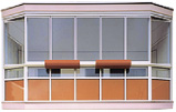 окна al трехстворчатое раздвижное для балкона и лоджии