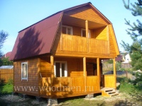 дом деревянный из бруса д-10-л, россия