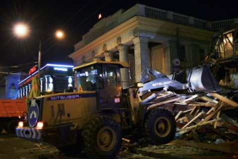 В Москве сегодня наконец начали массово сносить «самострой»