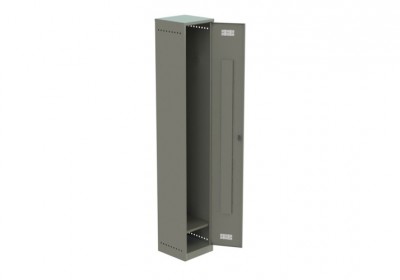 Шкаф металлический для уборочного инвентаря 1900х320х320 усиленный