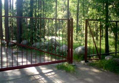 Ворота садовые решетчатые сварные