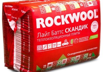 Утеплитель Rockwool Лайт Баттс Скандик – легкие гидрофобизированные теплоизоляци...