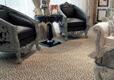 Тканое ковровое покрытие из шерсти для дорогих качественных интерьеров.