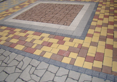 Укладка бетонной тротуарной плитки цена