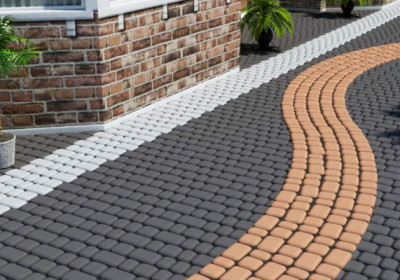 Укладка тротуарной плитки на бетонное основание цена