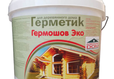 герметик для деревянного дома "Гермошов Эко" 15кг.