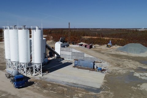 В ТОР «Свободный» запущено новое предприятие для снабжения бетоном Амурского ГПЗ