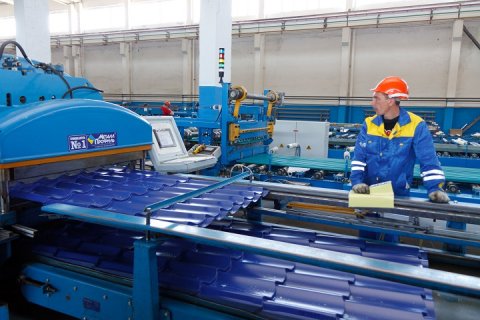 Первое в РФ производство алюмочерепицы и сендвич панелей с алюминиевой облицовкой открывает компания Металл Профиль