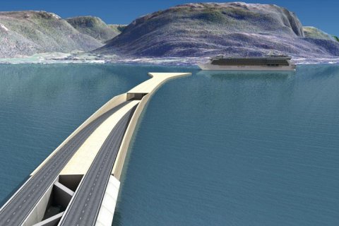 Подводные плавучие тоннели появятся в Норвегии