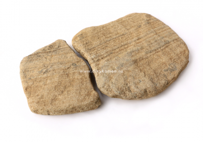 Камень песчаник галтованный для дорожек