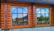 Деревянные окна с деревянными шпросами