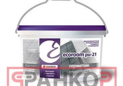 Герметик Герметик полиуретановый 2К ecoroom PU-20 Белый, 16 кг