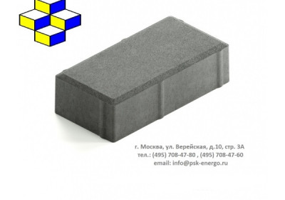 Брусчатка бетонная 200х100х100 купить по низкой цене