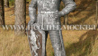 Декоративная садовая фигура Рыцарь с щитом у ног
