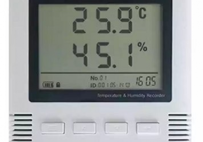 DKT-TH-02 - Настенный датчик температуры и влажности с ЖКИ-дисплеем