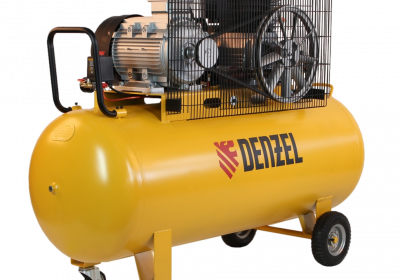 Компрессор воздушный DENZEL BCI5500-T/270, 5.5 кВт, ременный привод, 270 литров, 850 л/мин