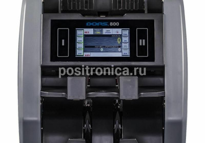 Счетчик банкнот Dors 800M1 RUS1 серый металик (FRZ-044676)