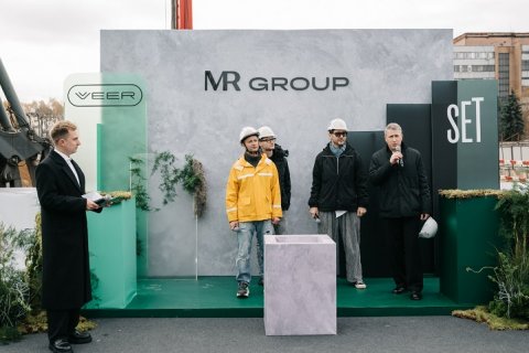 MR Group начал развитие Можайского района с закладки первого куба бетона в фундамент жилых комплексов VEER и SET