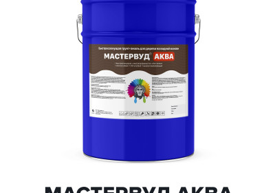 Быстросохнущая краска для дерева без запаха - МАСТЕРВУД АКВА (Kraskoff Pro)