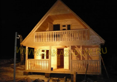 Дом-бани из Пестово - строим на заказ под ключ