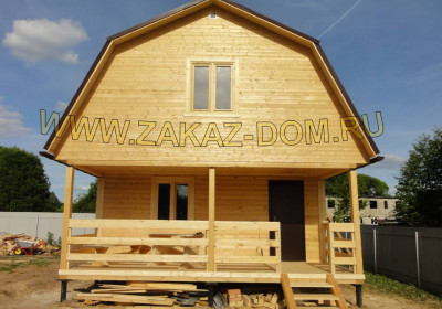 Дома-бани Пестово - с мансардным этажом