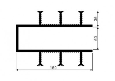 Гидрошпонка DP 160/50-6/35
