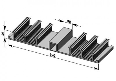 Гидрошпонка DF 320/30-6/30