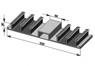 Гидрошпонка DF 320/50-6/30