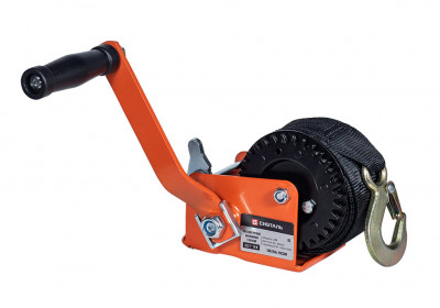 Ручная барабанная лебёдка СибТаль, модель LRB, 450 кг, лента 10 м