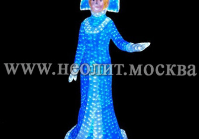 Светящаяся фигура из акрила Снегурочка в кокошнике 1,9 м