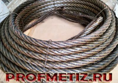 Трос стальной ГОСТ 2688 для крана, кран-балки, талей, лебедок