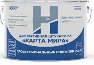Декоративная штукатурка Невострой "Карта мира"