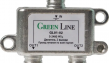 Делитель спутникового и кабельного ТВ сигнала Green Line GL01-02 на 2 телевизора