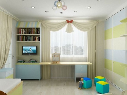 Встроенная мебель для детской комнаты