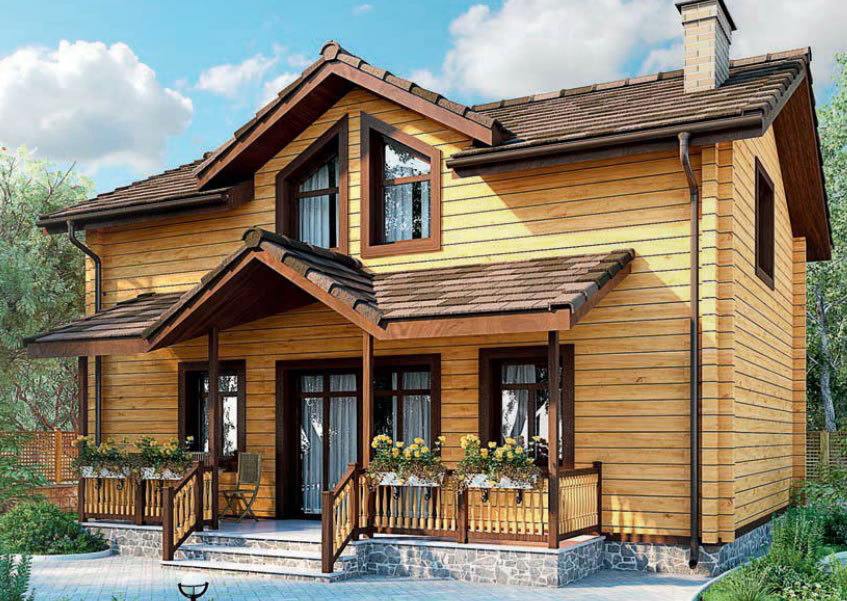 Строительство деревянных домов в Петербурге, современные проекты деревянных домов