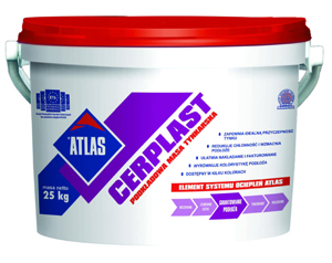 Atlas Cerplast Подкладочная штукатурная масса под тонкослойные штукатурки для увеличения адгезии и укрепления основания